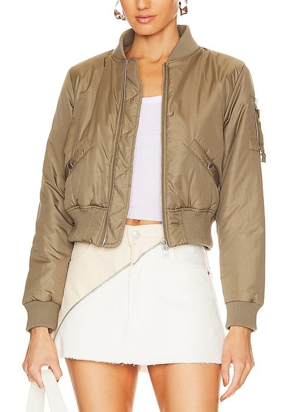Nsf Classic Green Neil Bomber Jacket Size M
